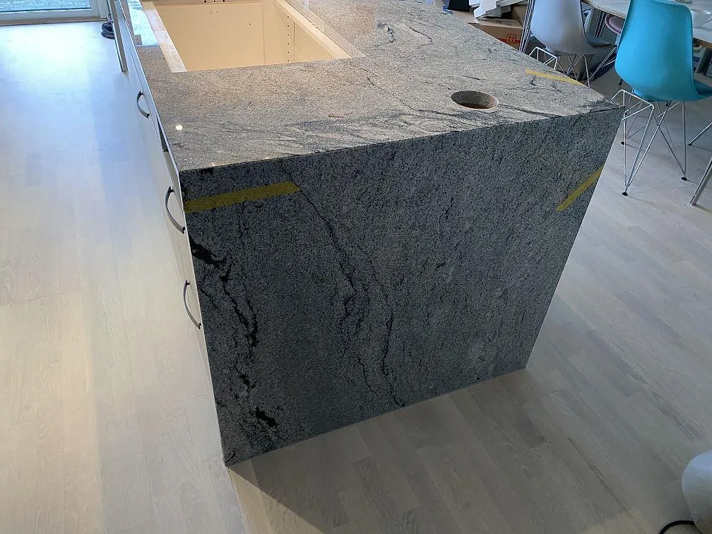 Køkkenbordplade i Viscont White, Lomma – billede 2