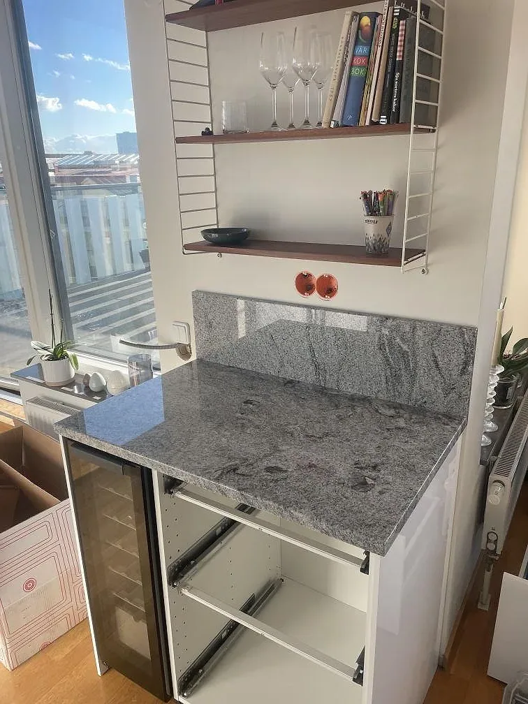Køkkenbordplade i Viscont White, Malmö – billede 3