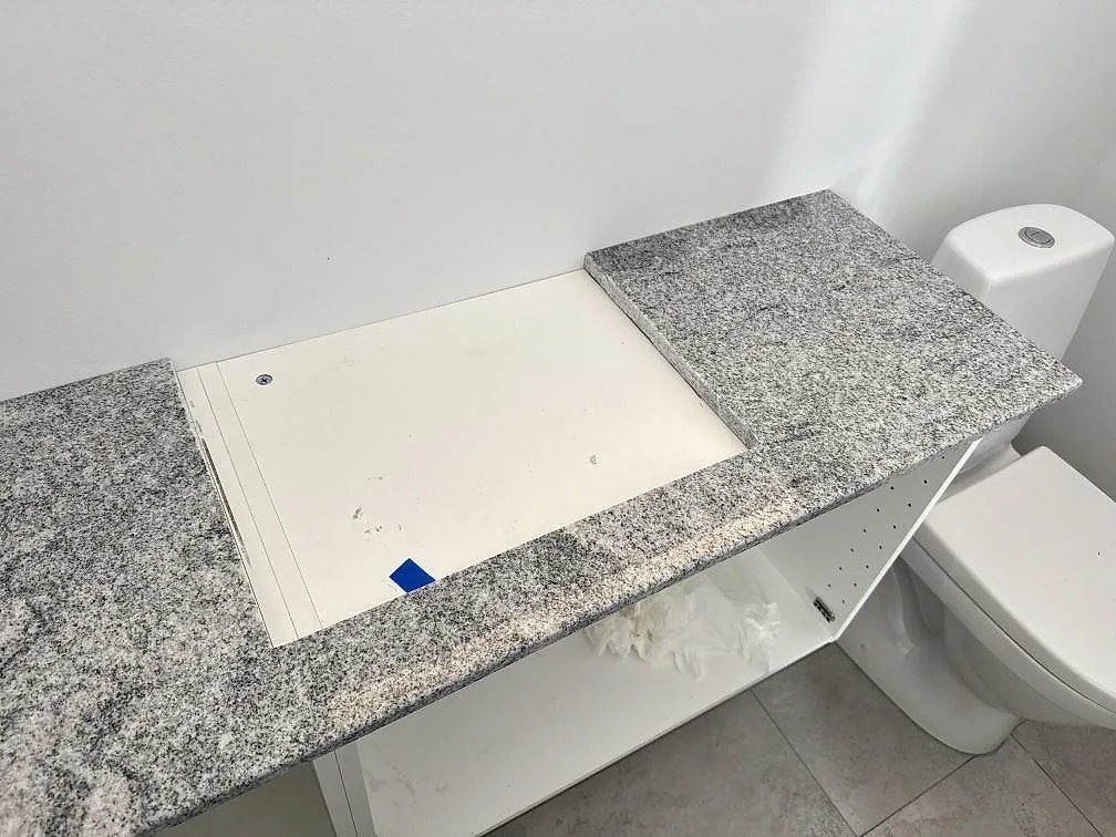 Bordplade i Viscont White, Saltum – billede 3