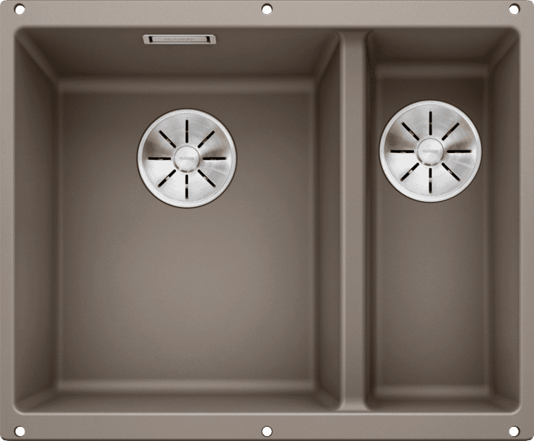 Blanco Subline 340/160 U - Stor kumme til venstre - Hvid