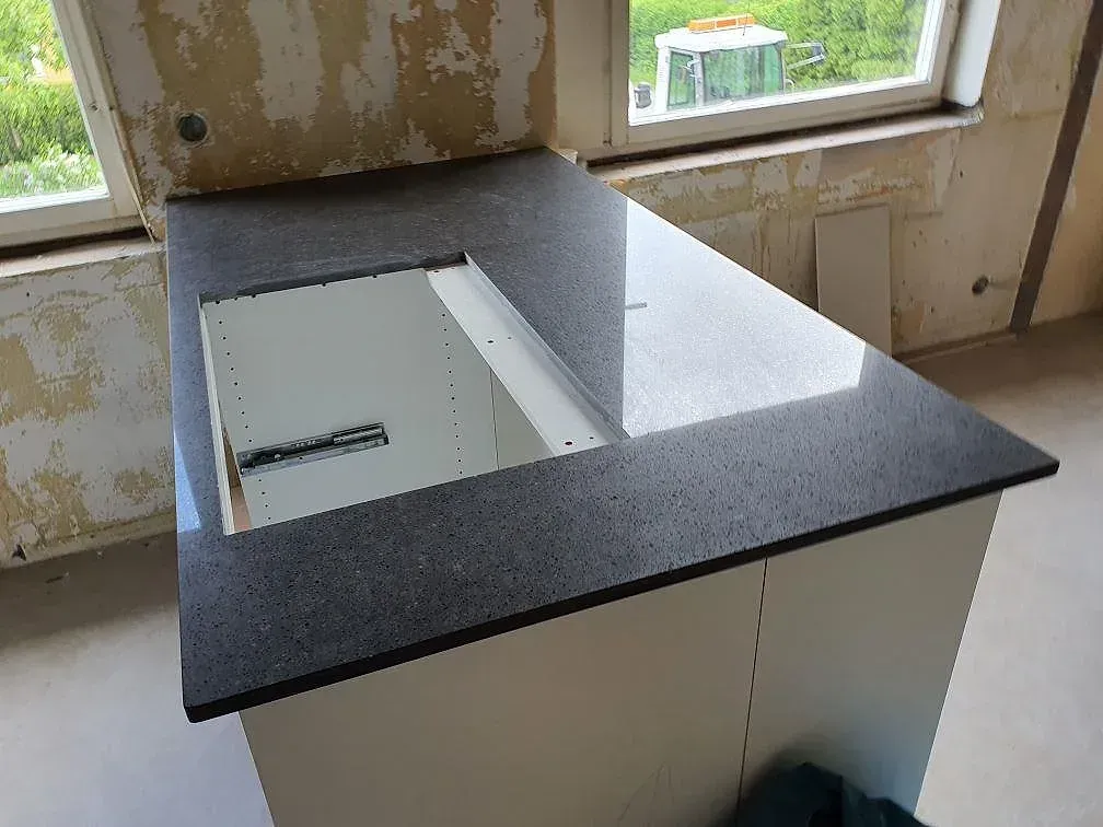 Køkkenbordplade i Silestone Arden Blue, Tyresö