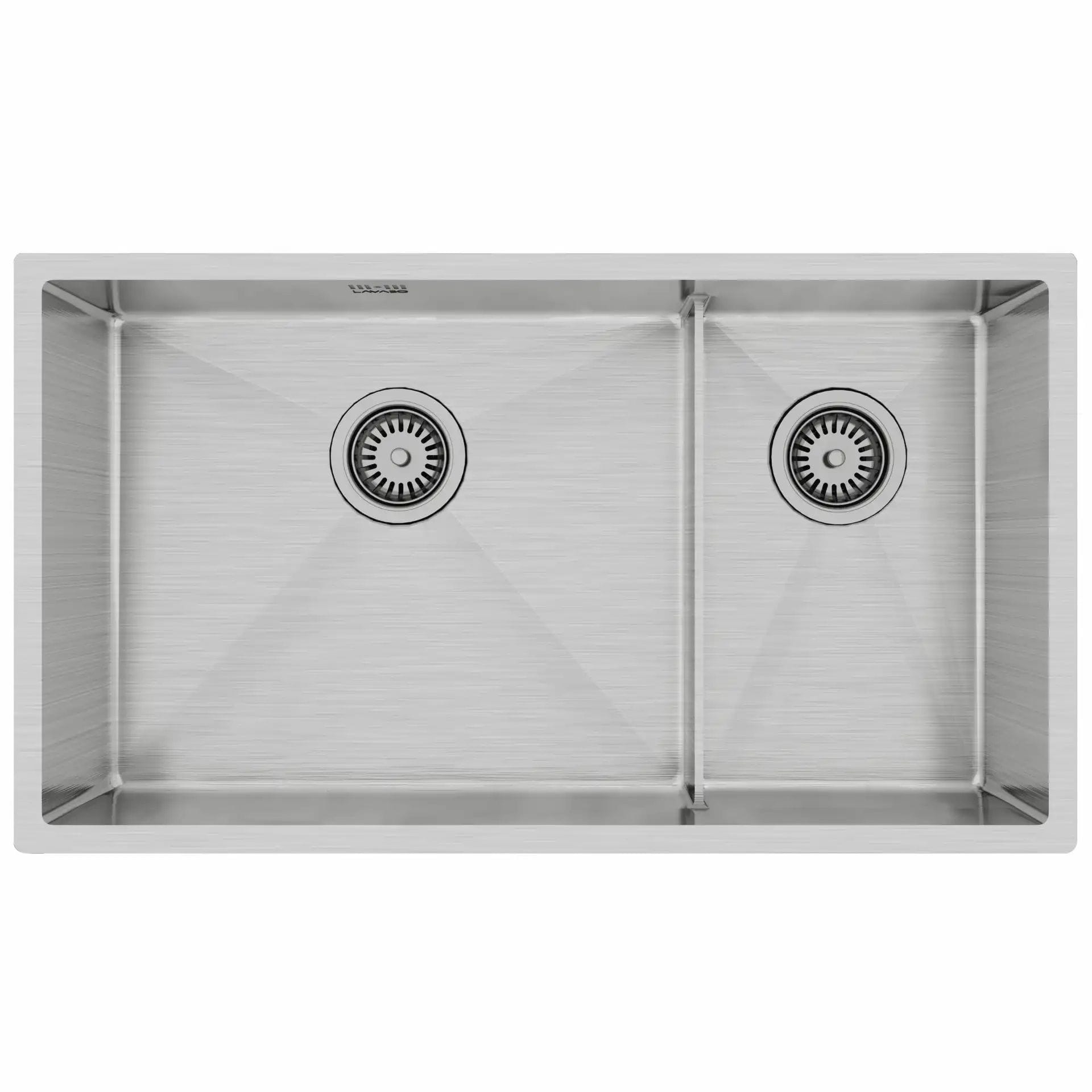 Lavabo Kubus 780 Soft Slim dobbelt vask