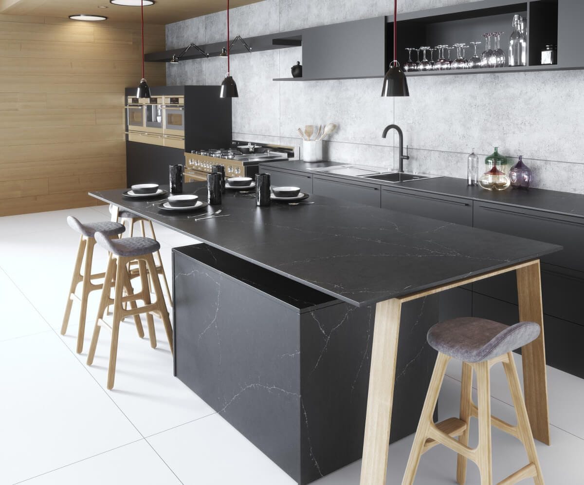 Silestone Eternal Charcoal Soapstone
