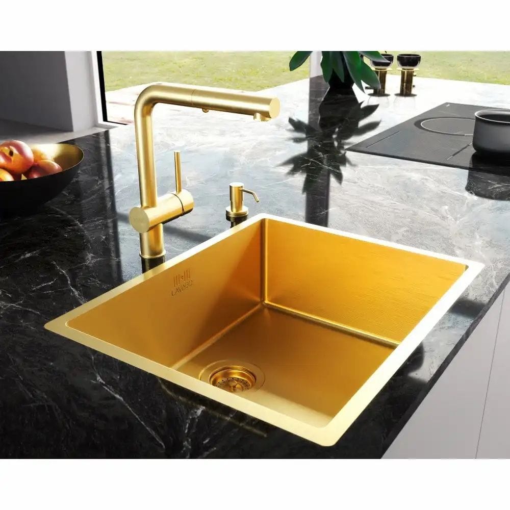 Lavabo Kubus 500 Soft Massiv Messing