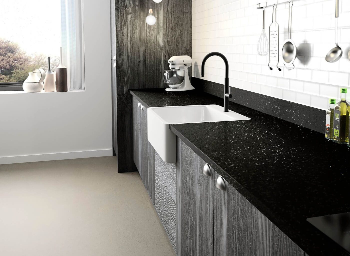 Silestone Negro Stellar